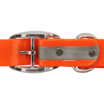 k 9 komfort reflective standard dog collar back of buckle detail 60