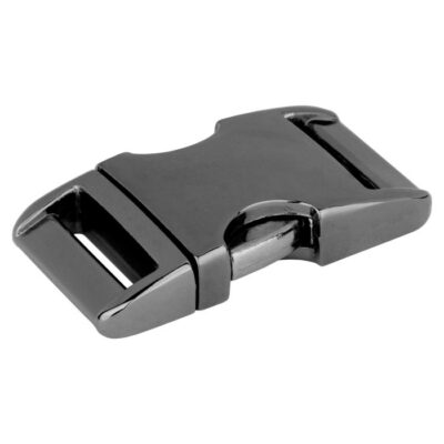 b alugun 1 1 inch gunmetal aluminum side release buckles